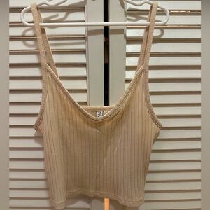 Beige Divided Tank - Size S